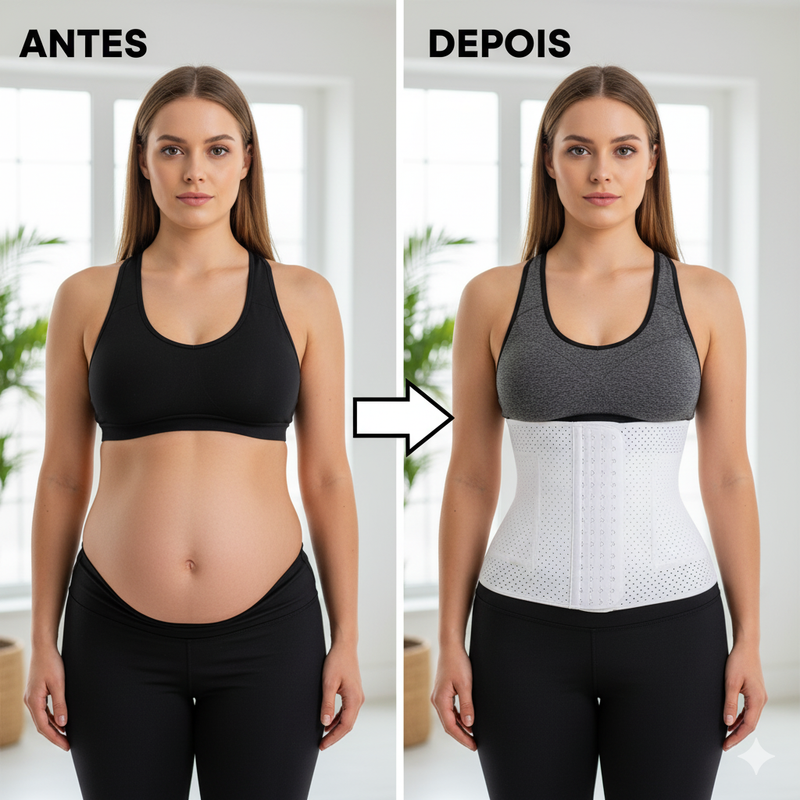 Cinta  Feminina Modeladora Redutora Afina Cintura